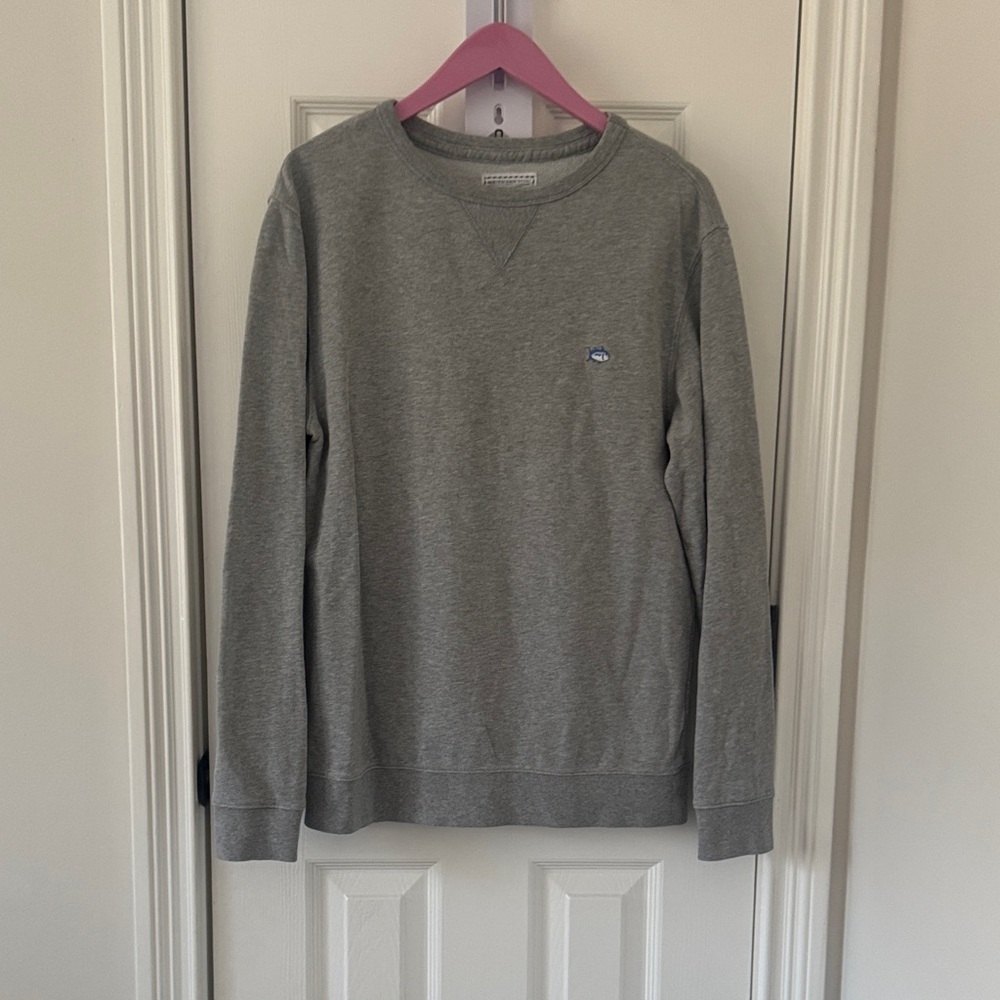 Southern Tide Gray Crewneck Sweater
